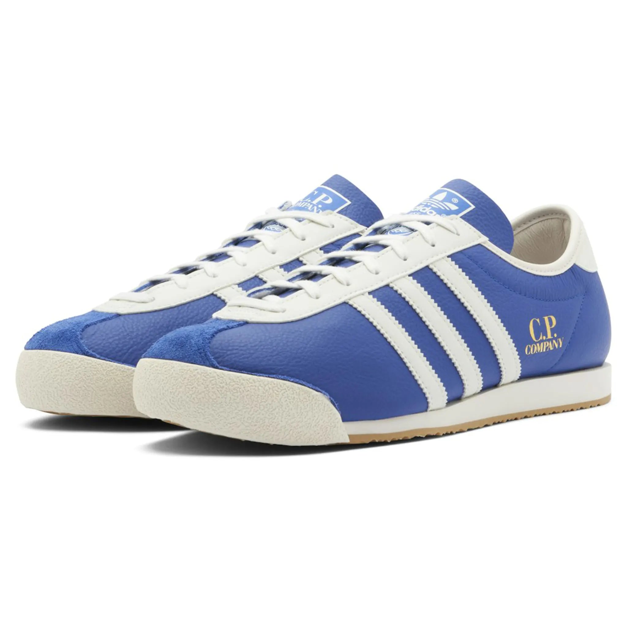 Front side view of CP Company x Adidas Italia Spezial Collegiate Royal IH3307